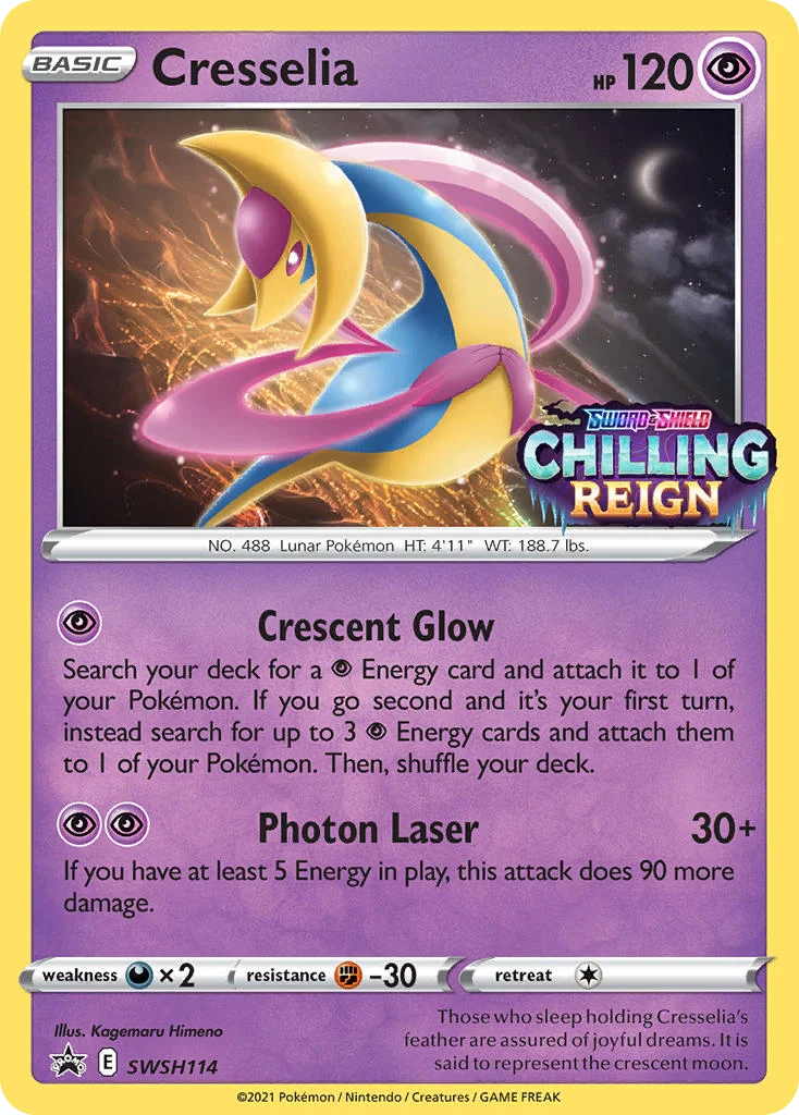 Cresselia Pokemon card