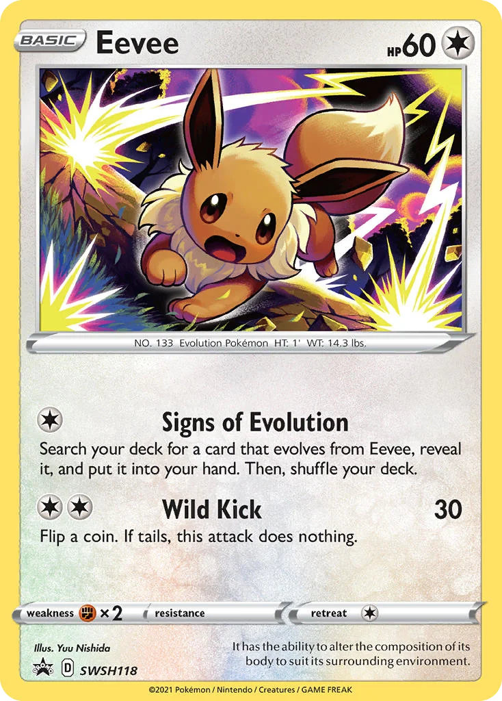 Eevee Pokemon card