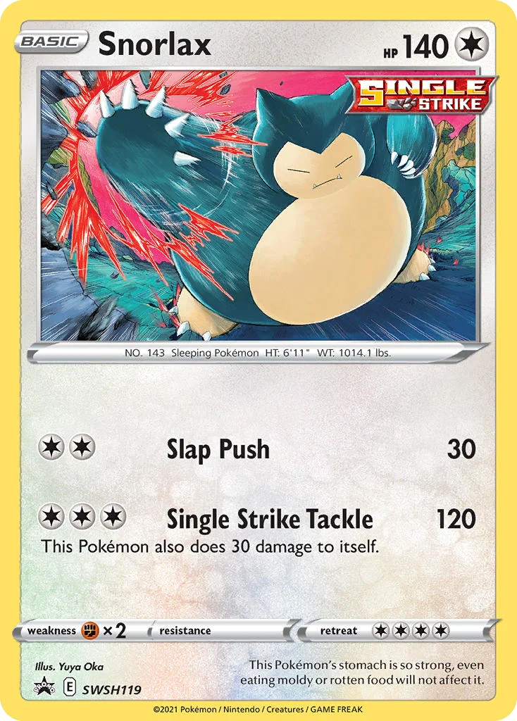 Snorlax Pokemon card