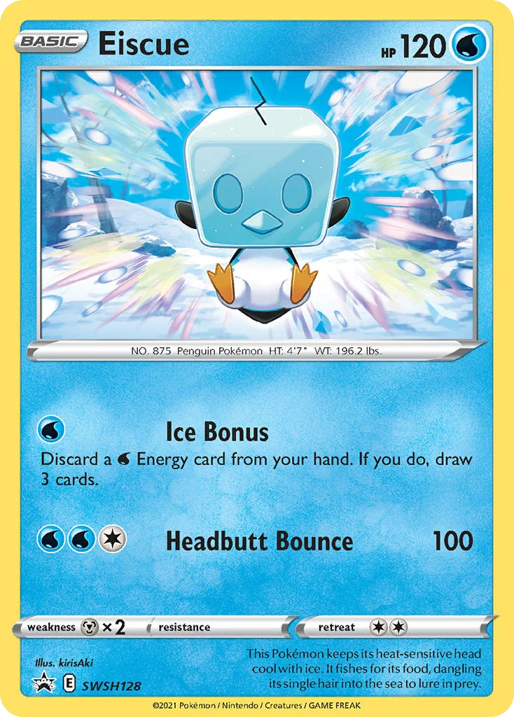 Eiscue Pokemon card