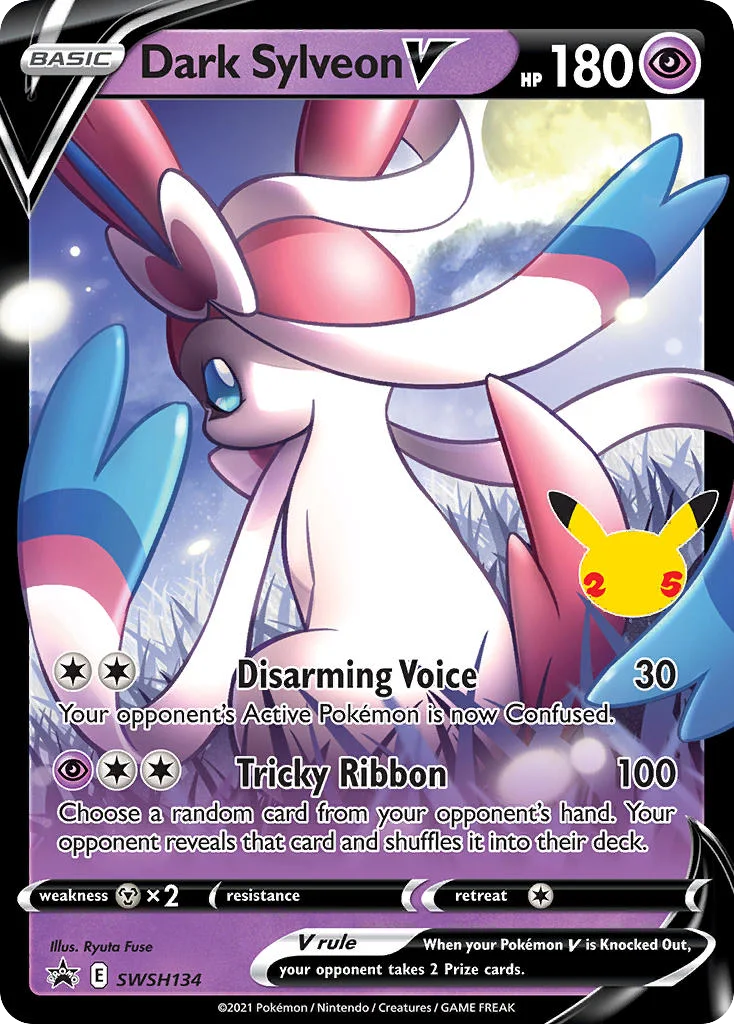 Dark Sylveon V Pokemon card