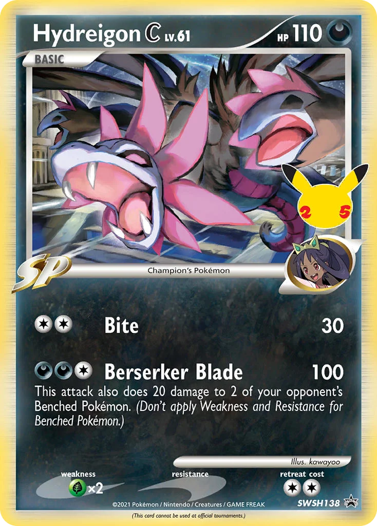 Hydreigon C Pokemon card