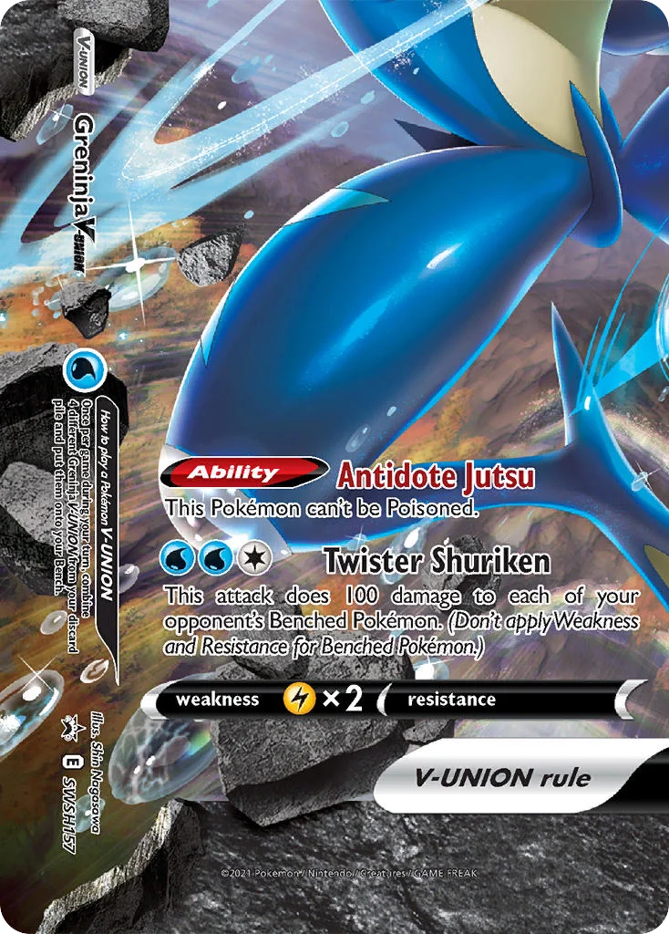 Greninja V-UNION Pokemon card