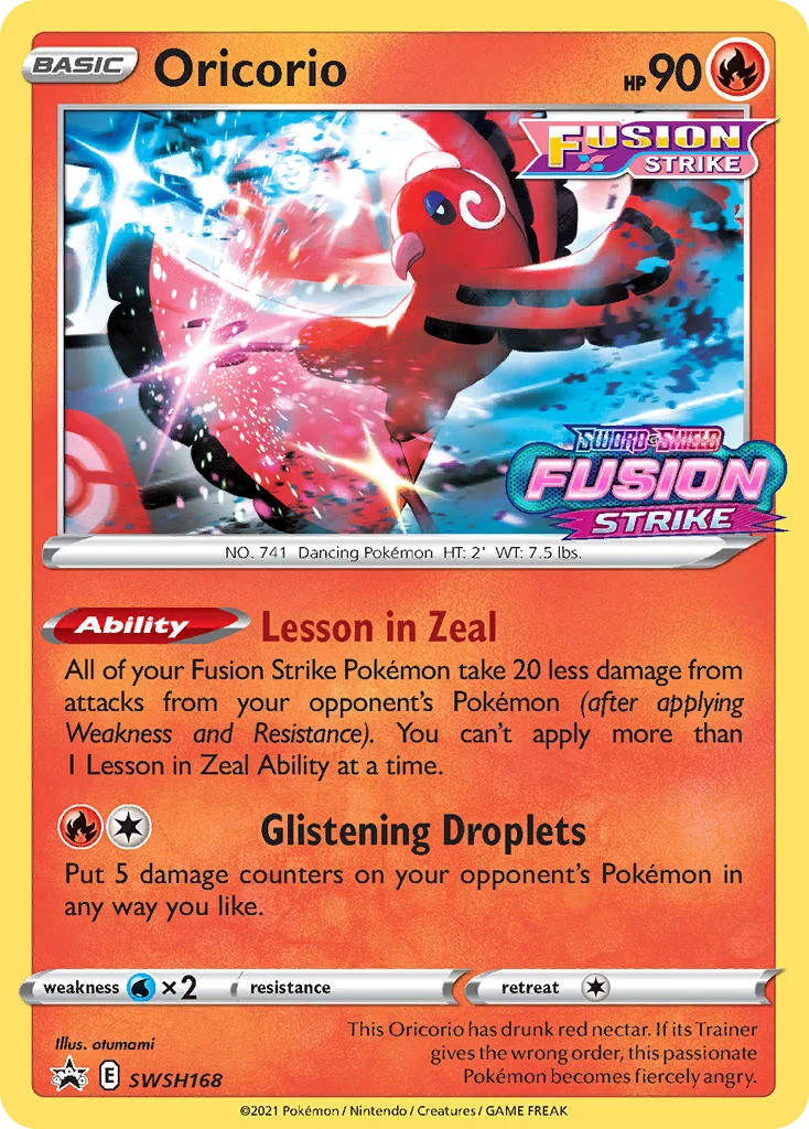 Oricorio Pokemon card