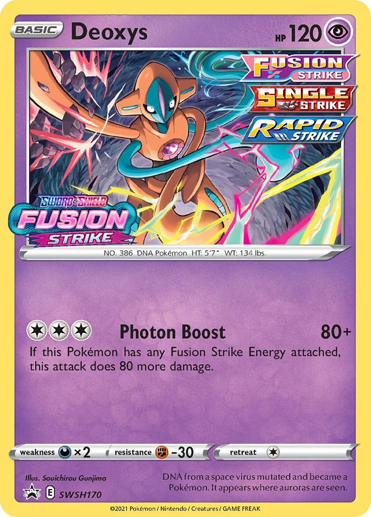 Deoxys Pokemon card