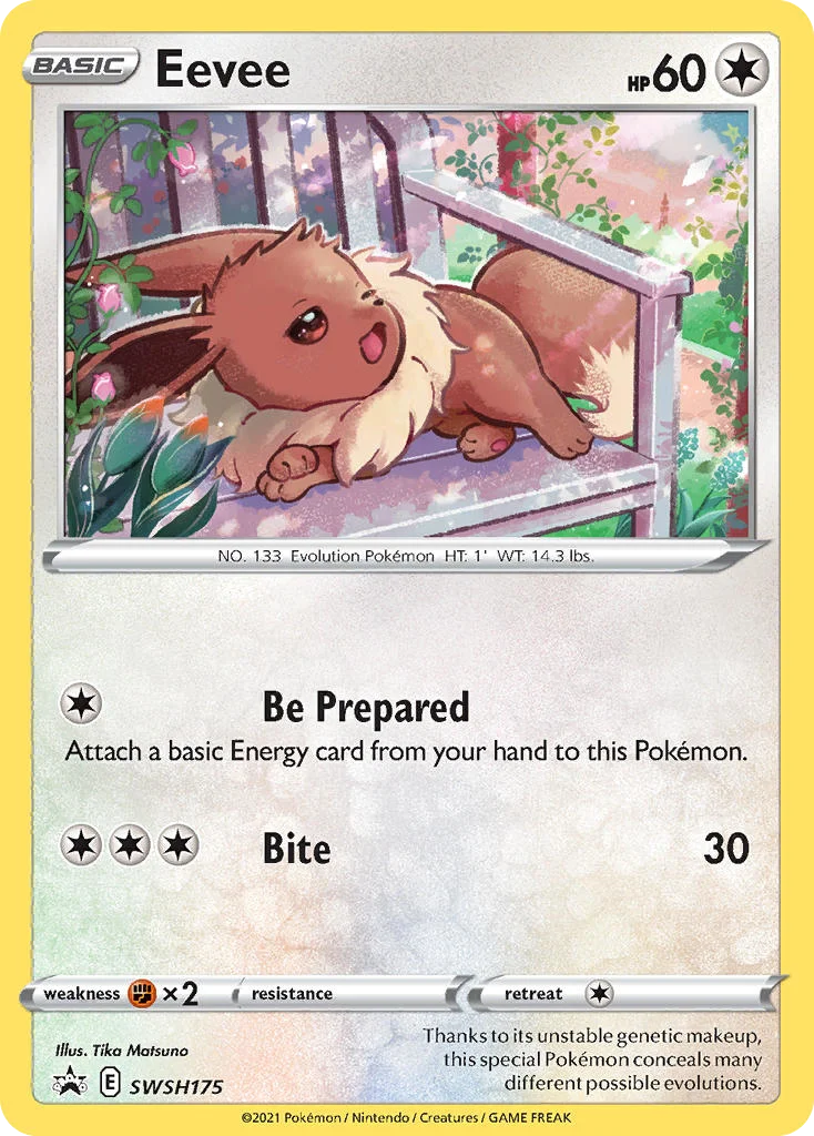 Eevee Pokemon card