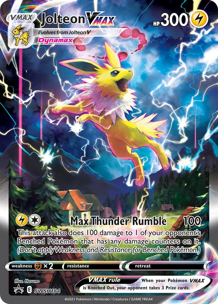 Jolteon VMAX Pokemon card