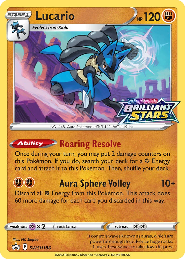 Lucario Pokemon card