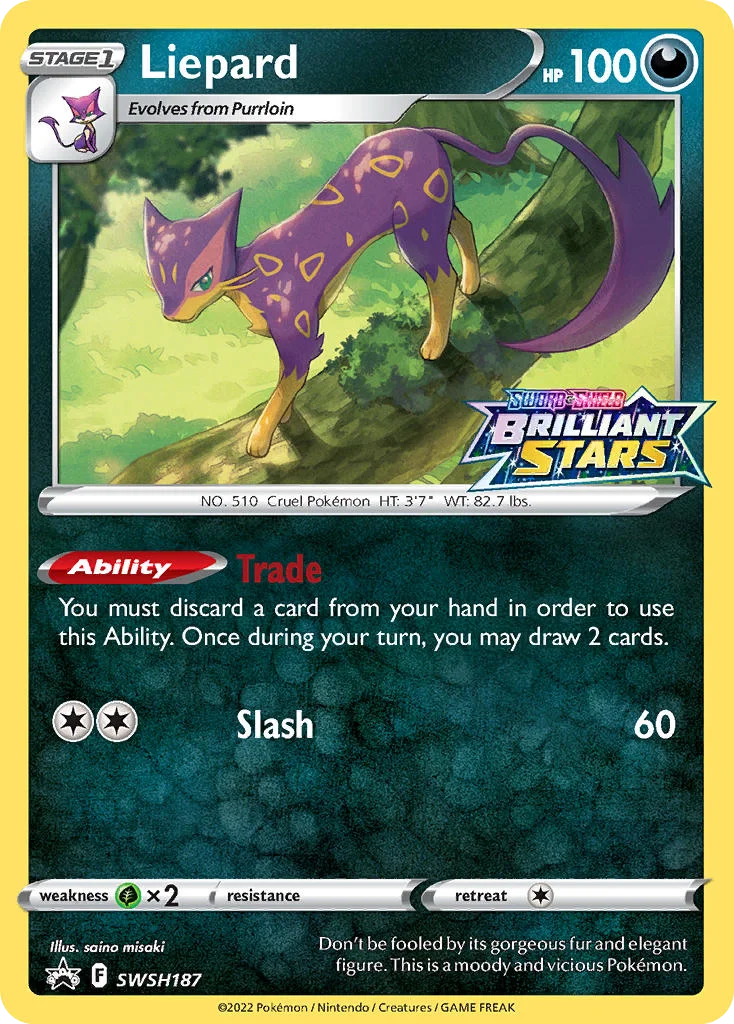 Liepard Pokemon card
