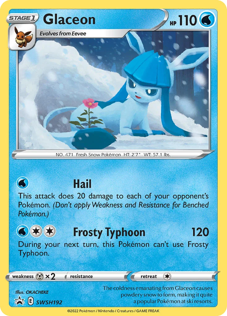 Glaceon Pokemon card