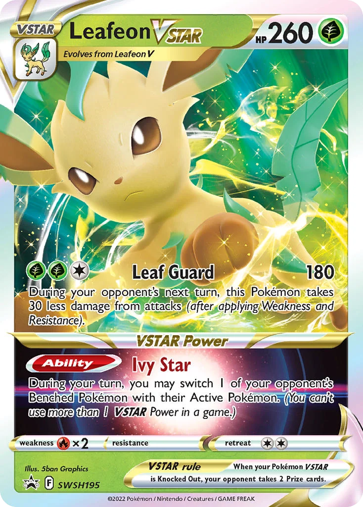 Leafeon VSTAR Pokemon card