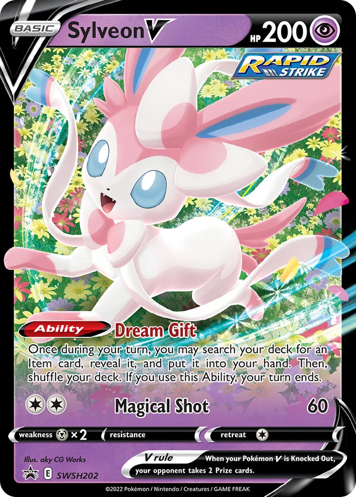 Sylveon V Pokemon card