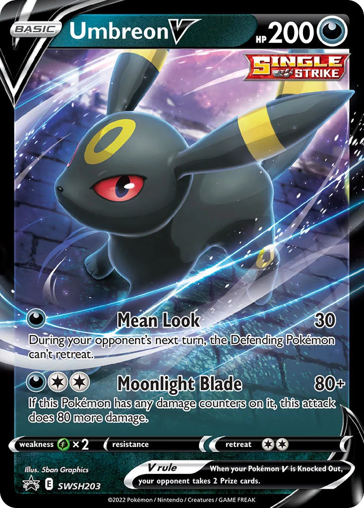Umbreon V Pokemon card