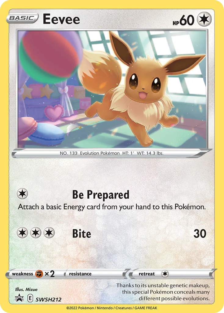 Eevee Pokemon card