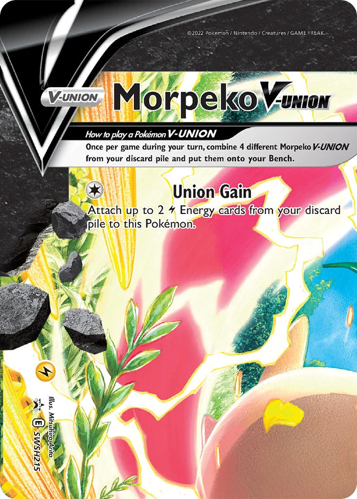 Morpeko V-UNION Pokemon card