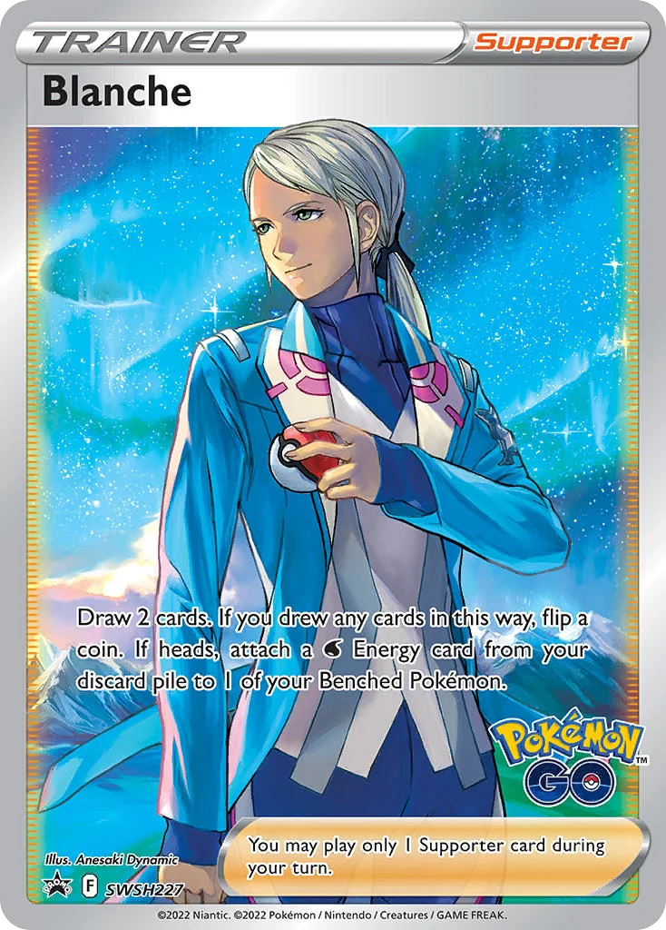 Blanche Pokemon card