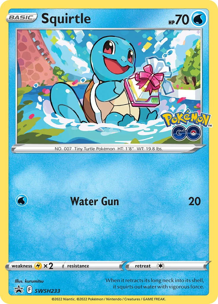 Squirtle Pokemon card