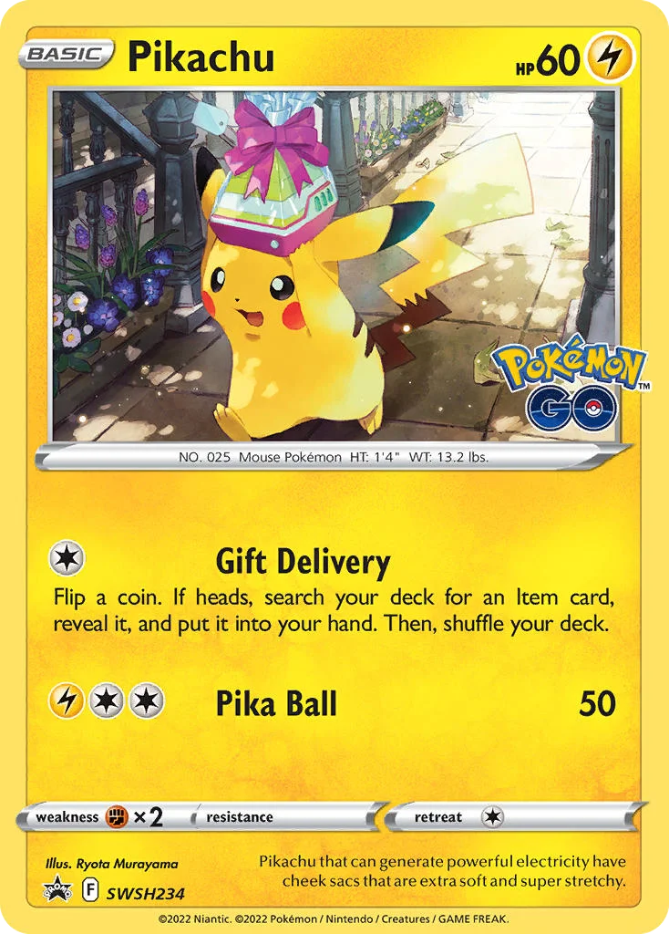 Pikachu Pokemon card