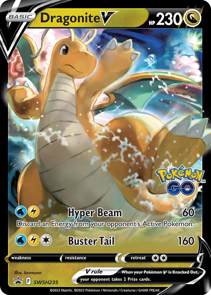 Dragonite V Pokemon card