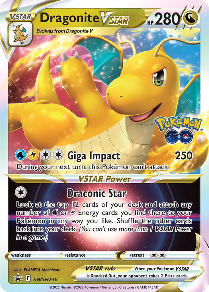 Dragonite VSTAR Pokemon card