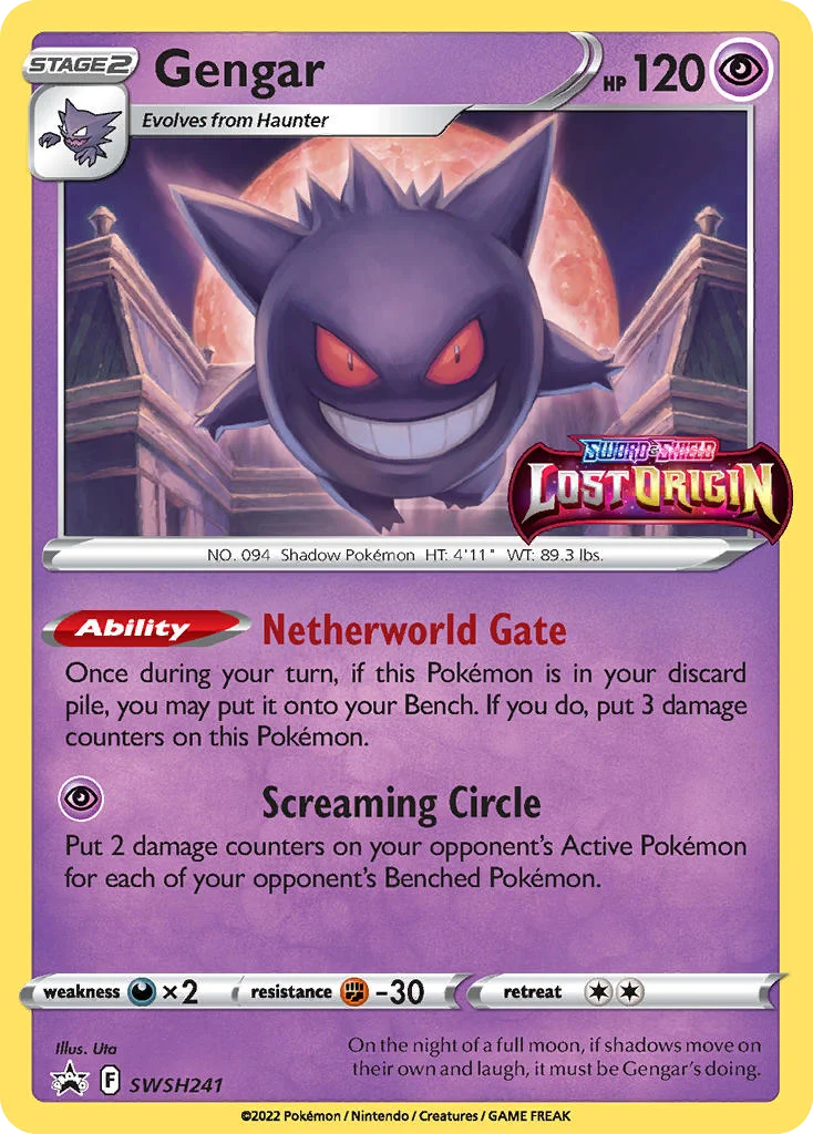 Gengar Pokemon card