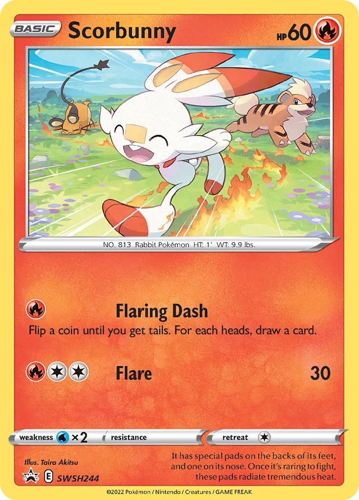 Scorbunny Pokemon card