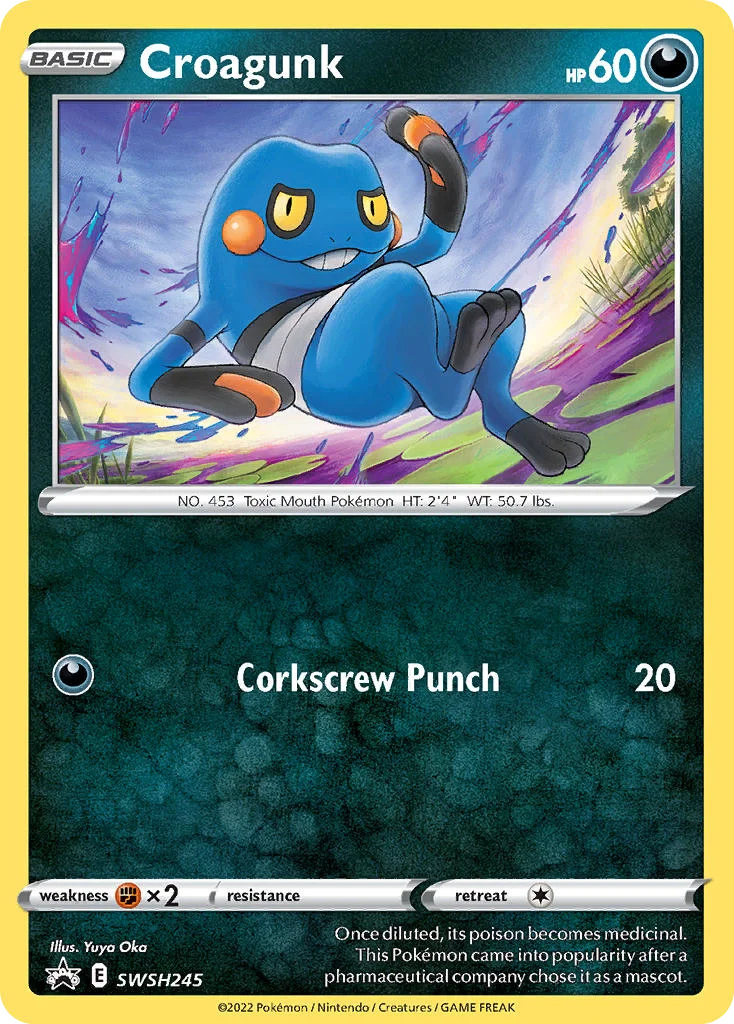 Croagunk Pokemon card