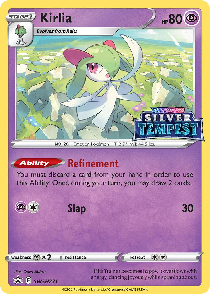 Kirlia Pokemon card