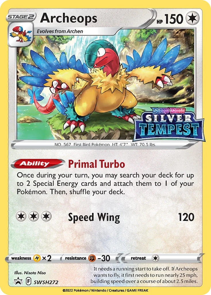 Archeops Pokemon card