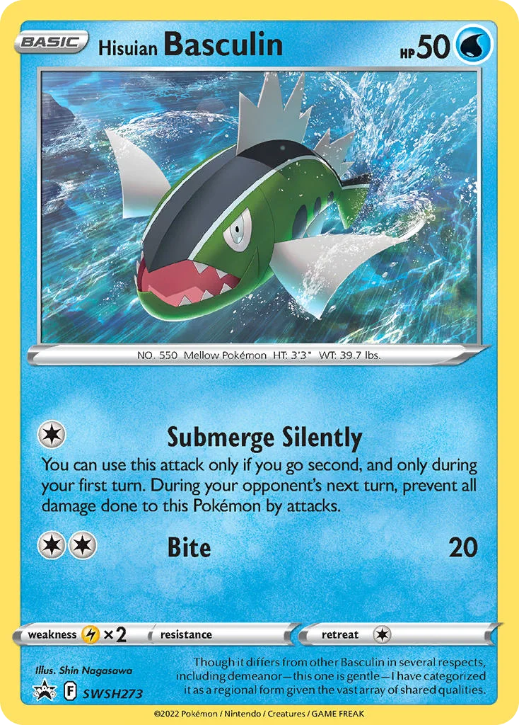 Hisuian Basculin Pokemon card