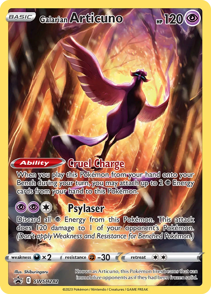 Galarian Articuno Pokemon card