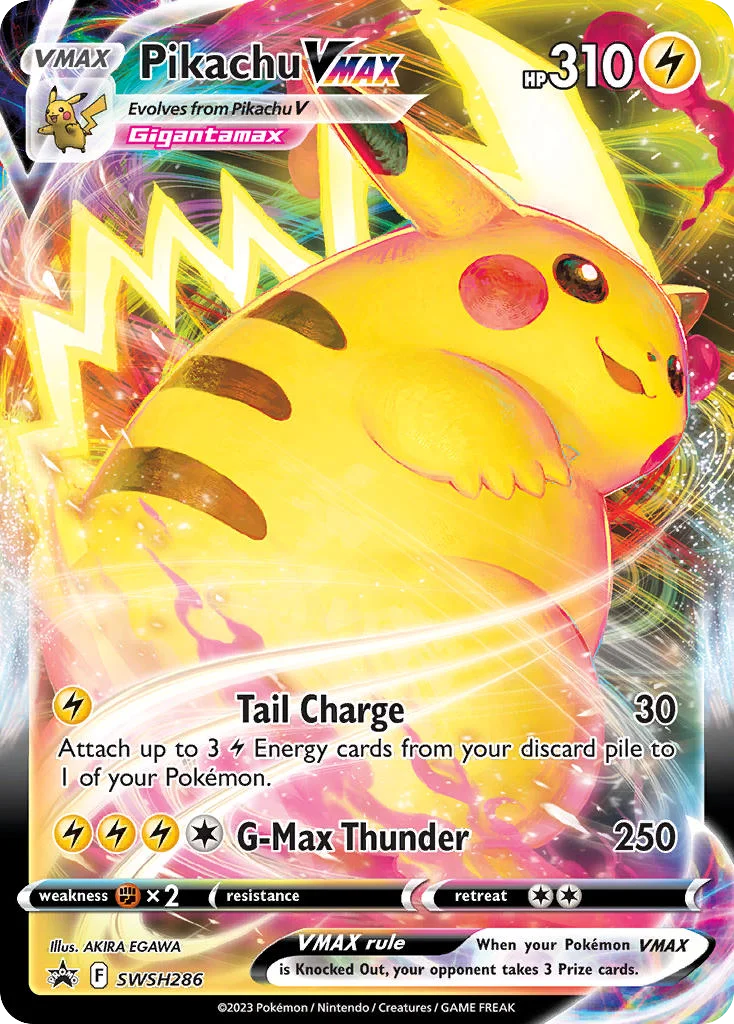 Pikachu VMAX Pokemon card