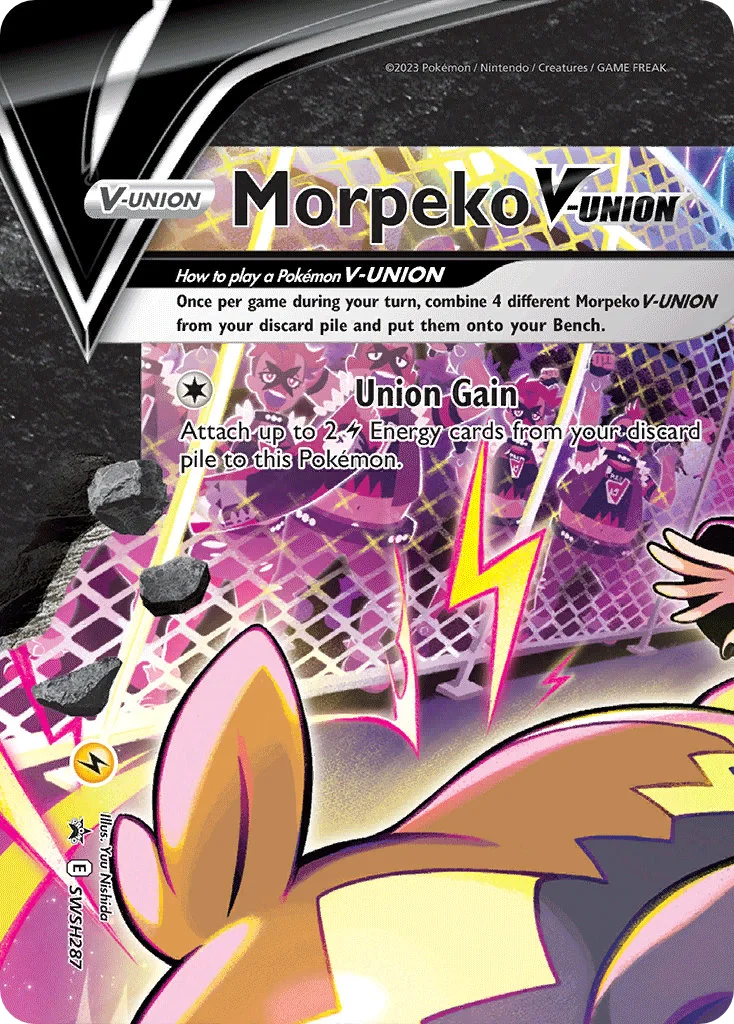 Morpeko V-UNION Pokemon card