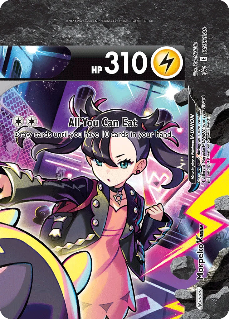 Morpeko V-UNION Pokemon card