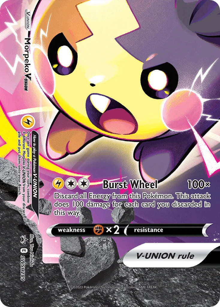 Morpeko V-UNION Pokemon card