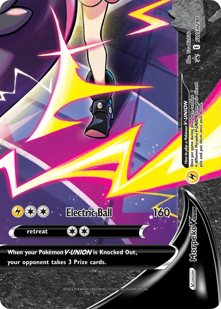 Morpeko V-UNION Pokemon card