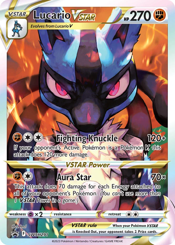 Lucario VSTAR Pokemon card