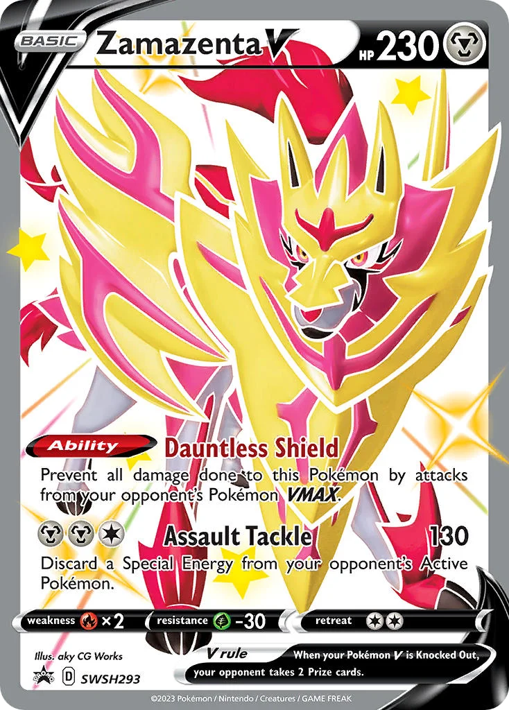 Zamazenta V Pokemon card