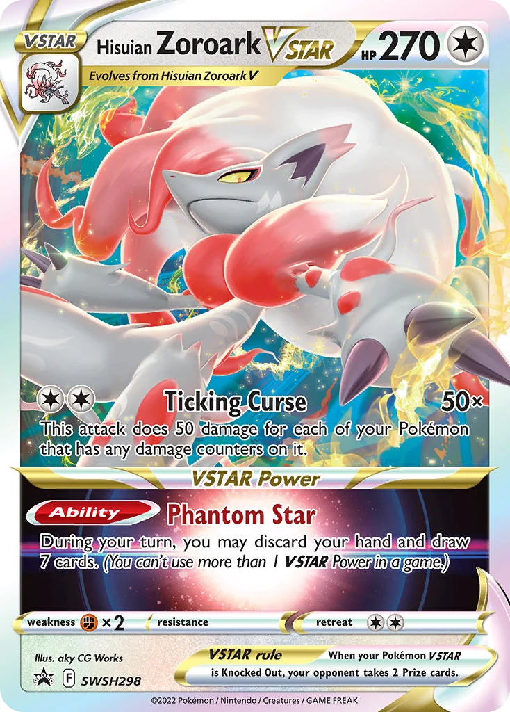 Hisuian Zoroark VSTAR Pokemon card