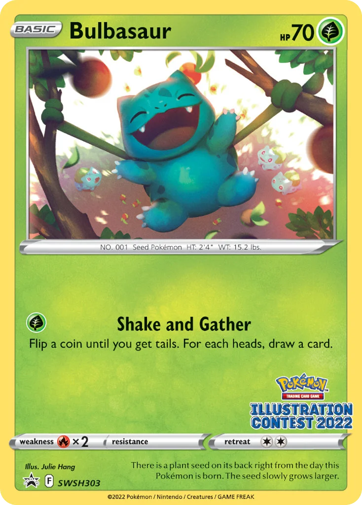 Bulbasaur Pokemon card