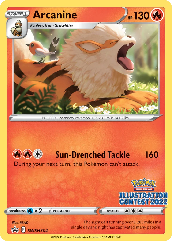 Arcanine Pokemon card