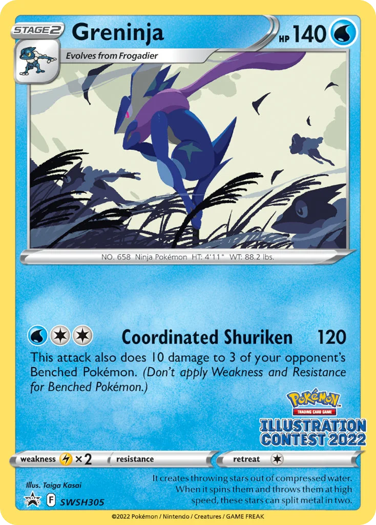 Greninja Pokemon card