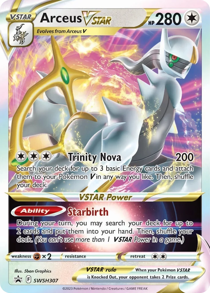 Arceus VSTAR Pokemon card