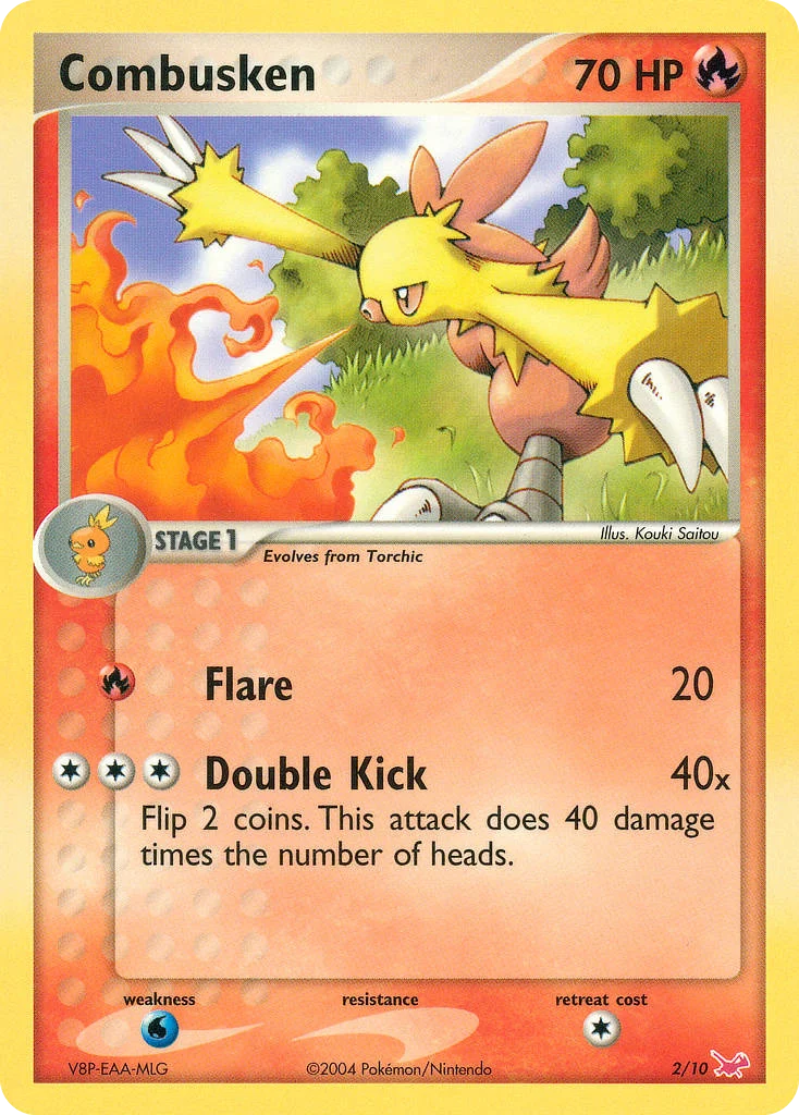 Combusken Pokemon card