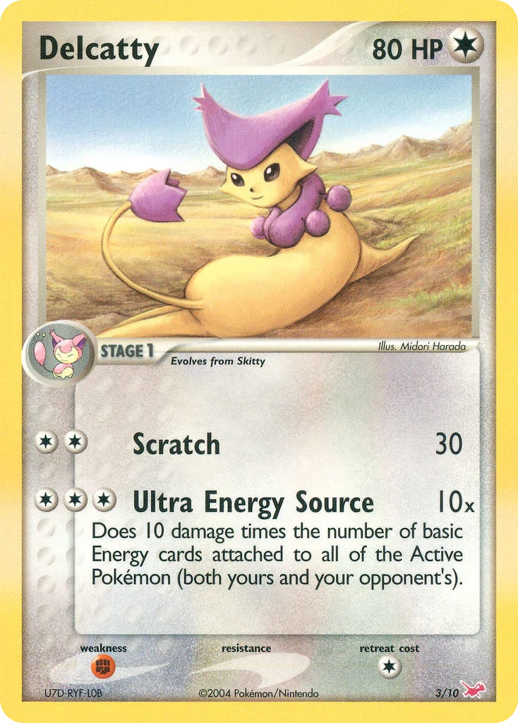 Delcatty Pokemon card