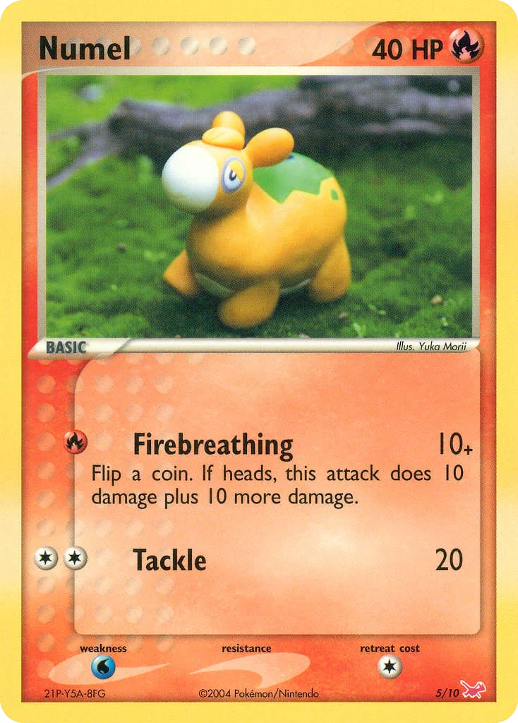 Numel Pokemon card