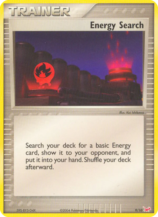Energy Search Pokemon card