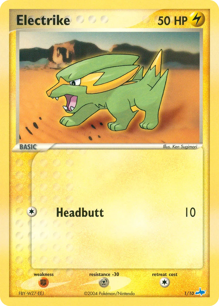 Electrike Pokemon card