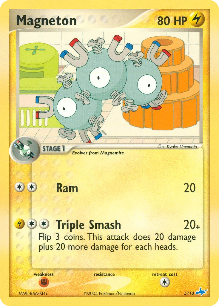 Magneton Pokemon card