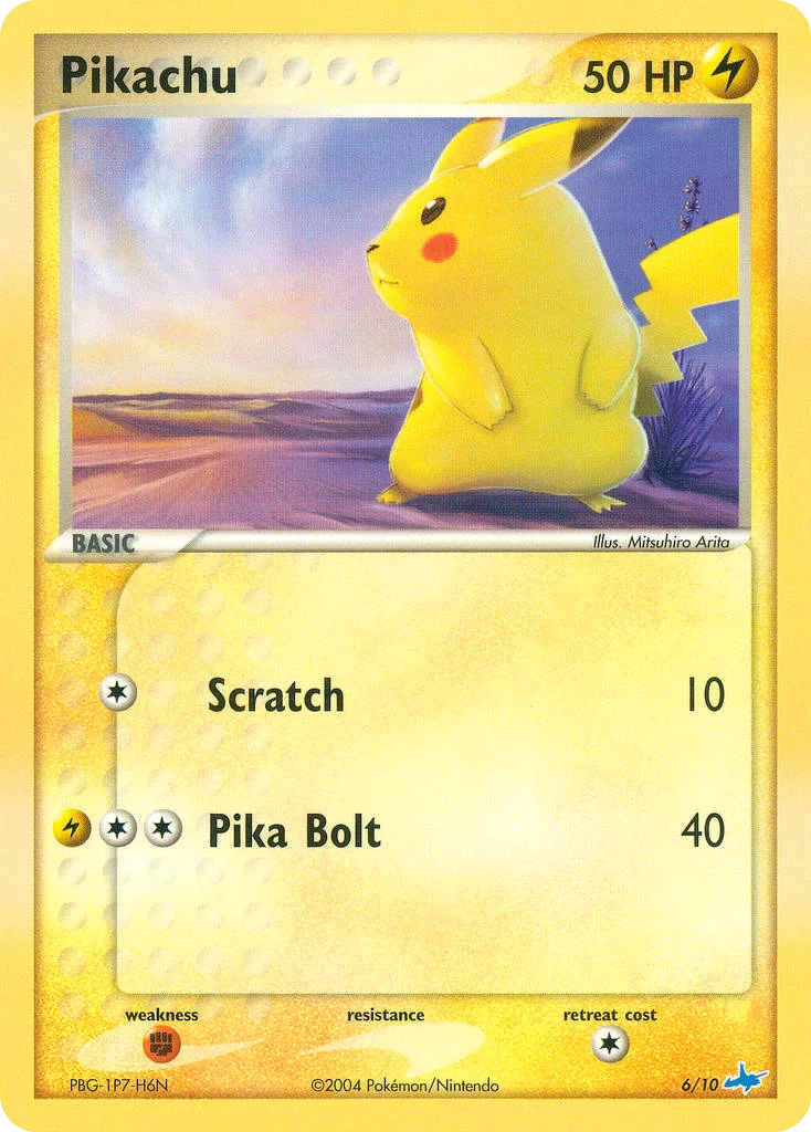 Pikachu Pokemon card